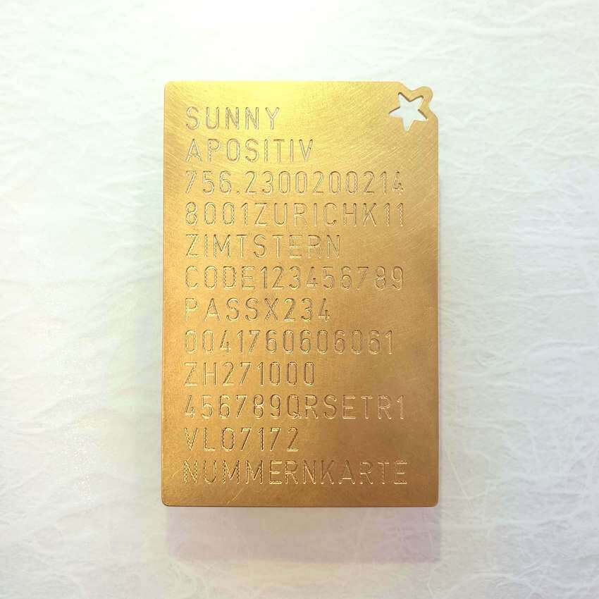 Nummernkarte / Numbercard Z12