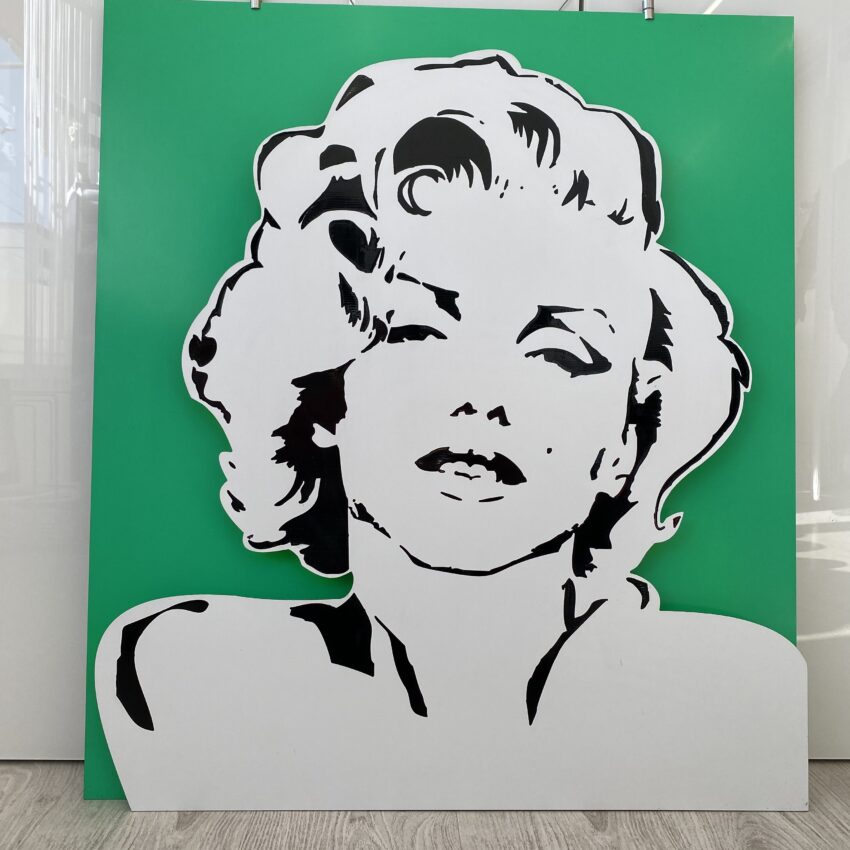 «Monroe» Kunstbild Unikat 3D