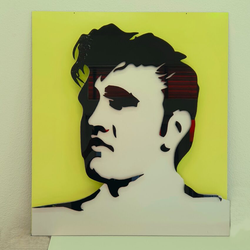 «Presley» Kunstbild Unikat 3D