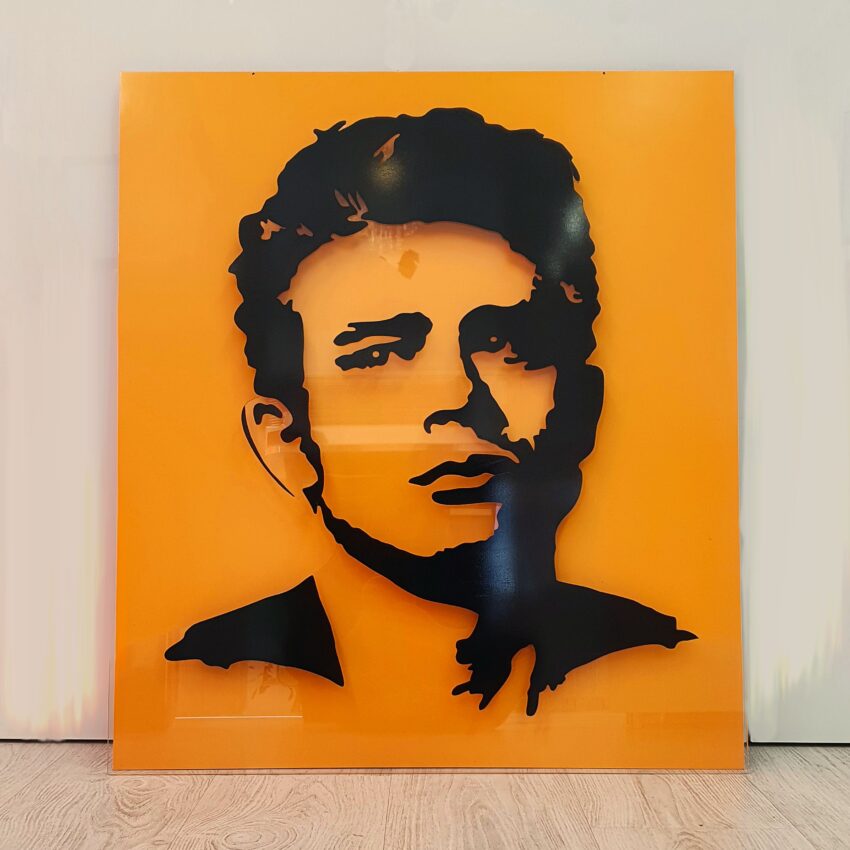 «Dean» Kunstbild Unikat 3D