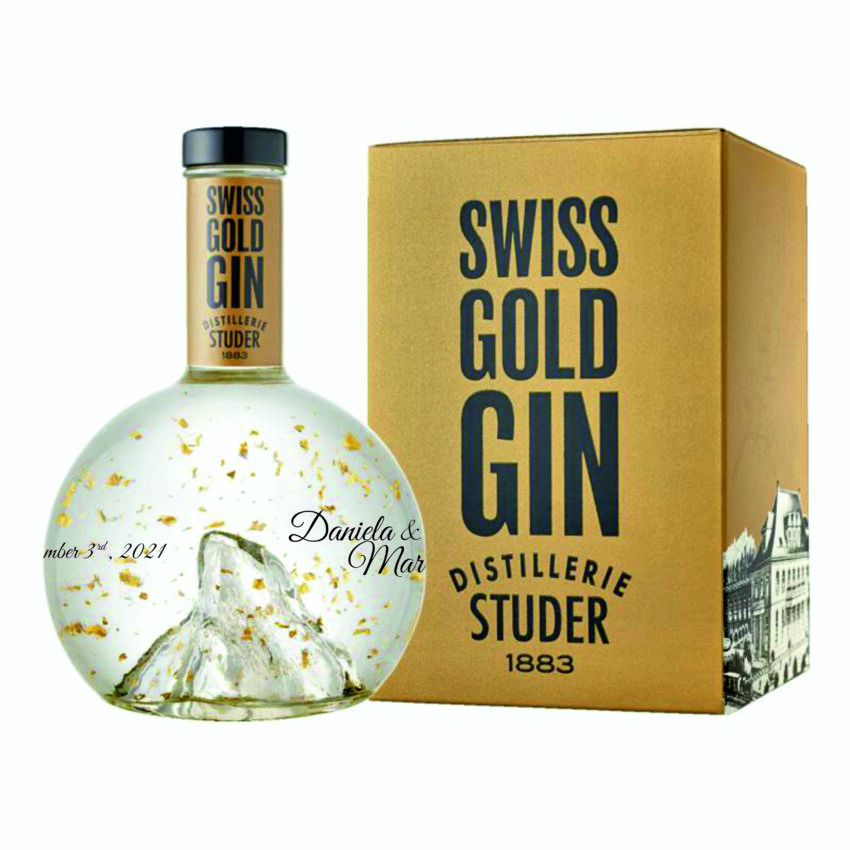 Vodka-Flasche mit Gravur bis 45 Zeichen